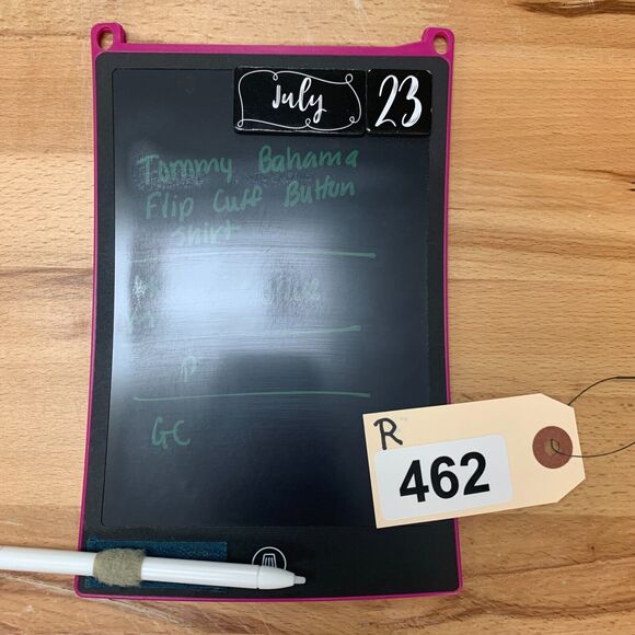 Tommy Bahama Shirt Mens M Medium Olive Plaid Long Sleeve Cotton Flip Cuff Button - Picture 10 of 11